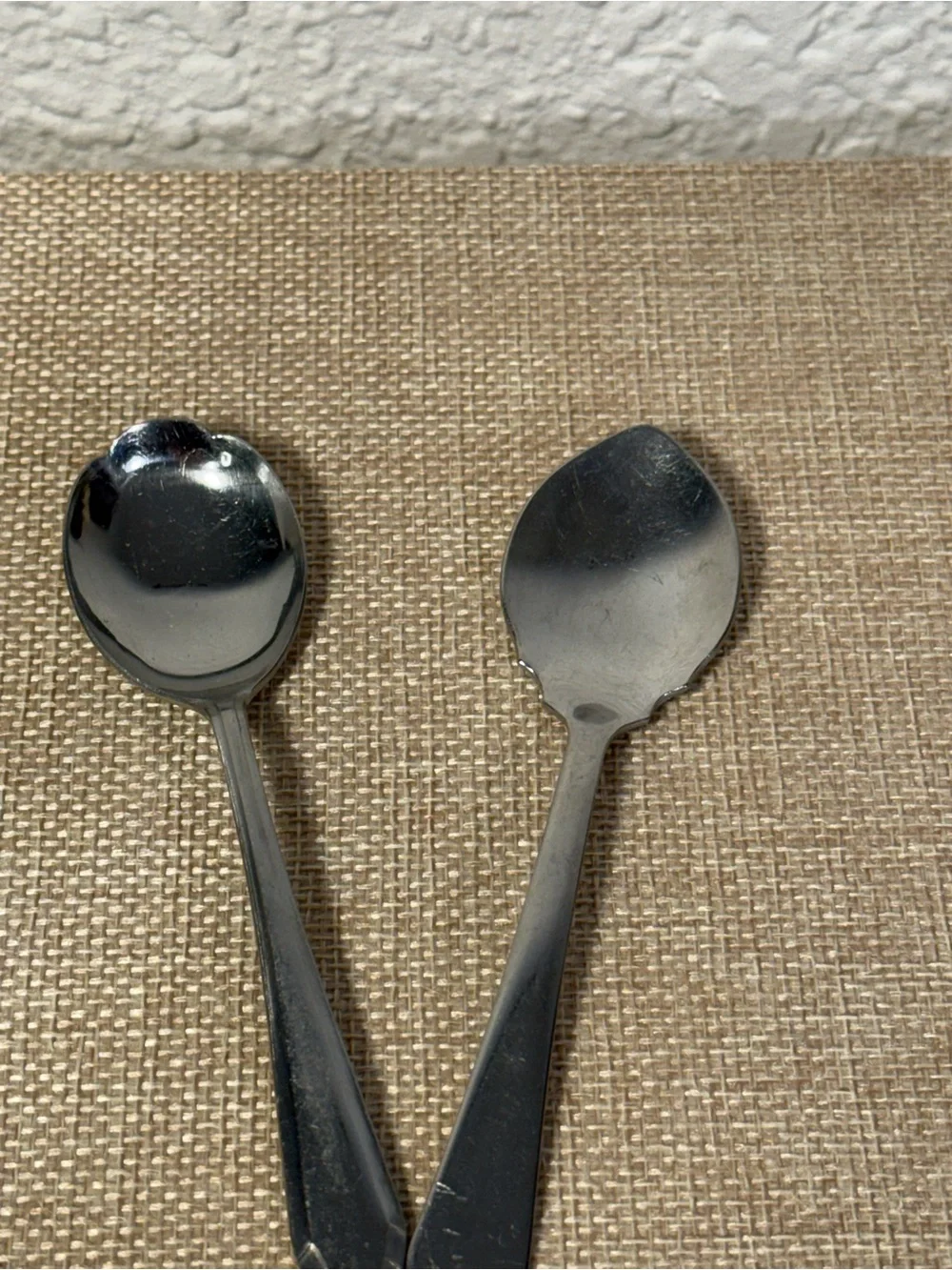 2-Vintage Japan Stainless Steel Demitasse Spoons 5